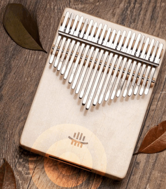 Kalimba Encantada Cream Wood (17 ou 21 teclas)