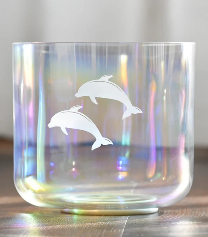 Sound PRO | Tigela de Cristal Alquimia Golfinho com Cabo