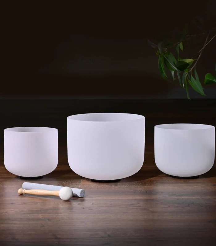 Sound PRO | Conjunto de Tigelas de Cristal Frosted 6"B 8"G 10"E