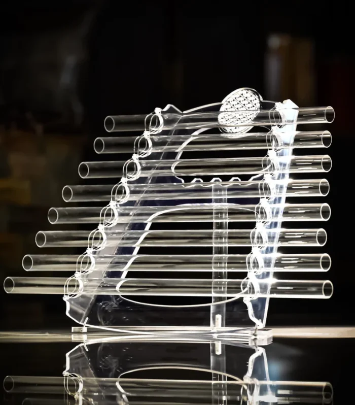 Sound PRO | Harpa de Cristal com 8 Notas + Maleta de Alumínio