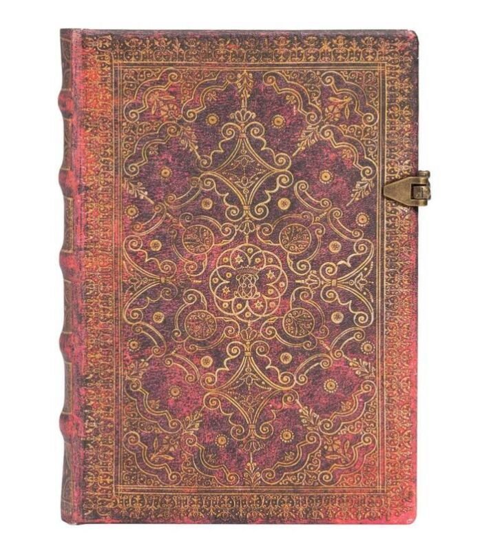 Paperblanks Equinoxe Carmine – Midi Pautado (13 × 18 cm)