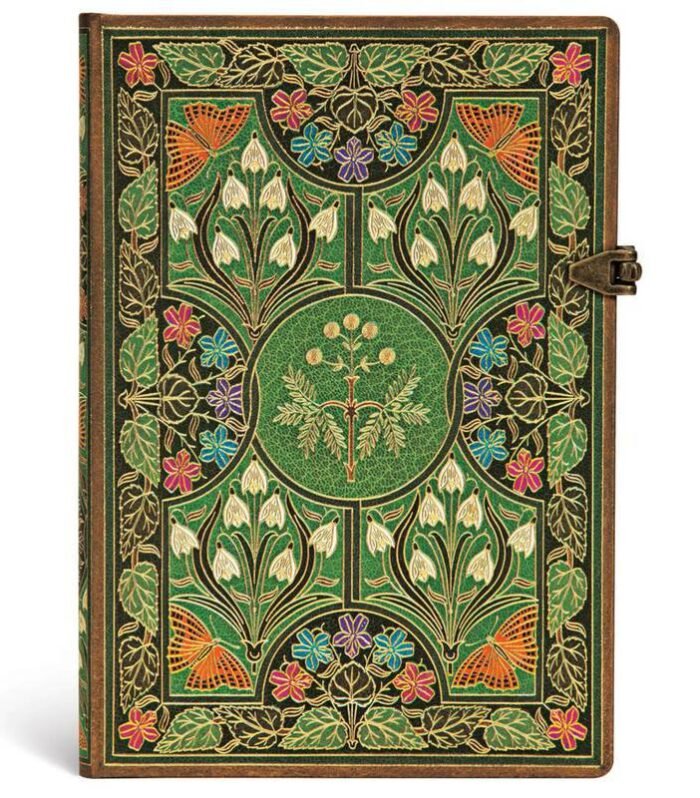 Paperblanks Poetry in Bloom – Midi Pautado (13 × 18 cm)